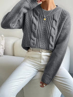 Bonvieve | Cable Knit Jumper – Elegant & Comfortable with a Timeless Design