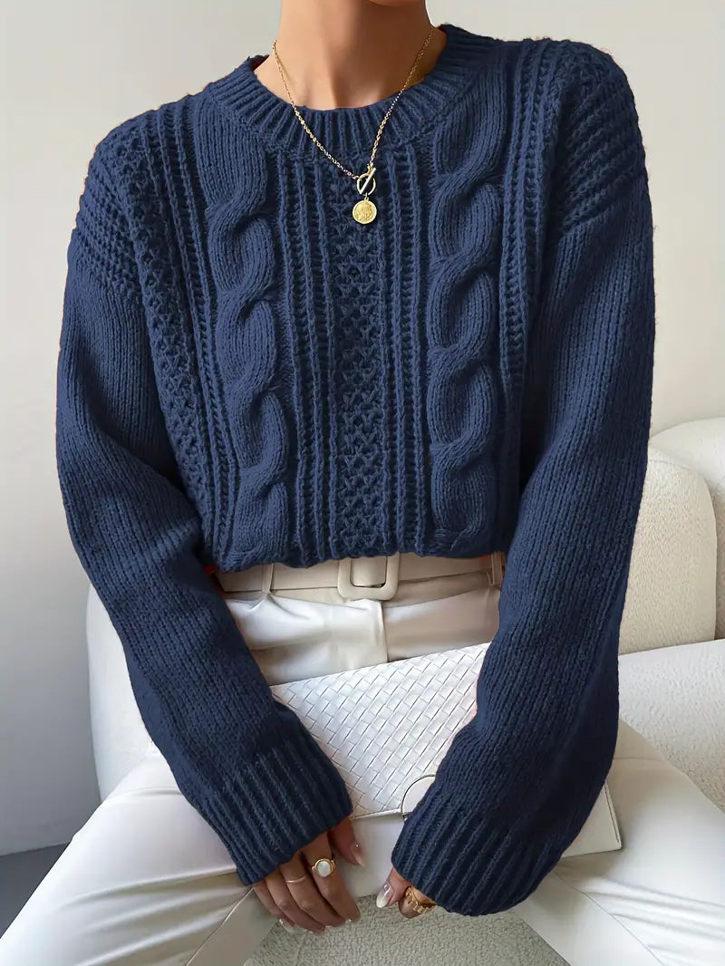 Bonvive | Kabeltrui – Elegante en Comfortabele Trui met Tijdloze Kabelstructuur