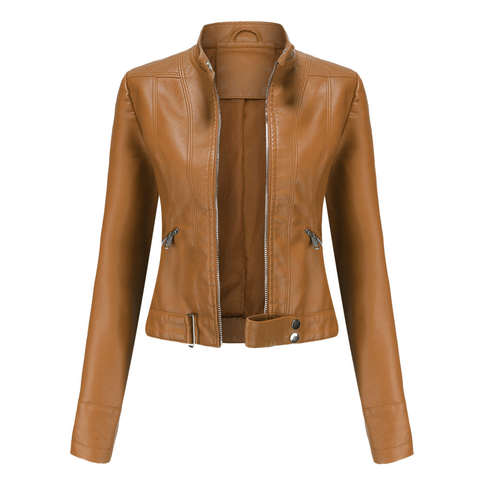 Bonvieve | Stylish Leather Jacket for Women