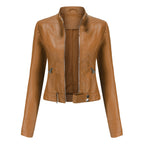 Bonvieve | Stylish Leather Jacket for Women