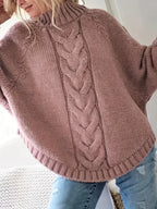 Women’s Vintage-Inspired Cable Knit Sweater