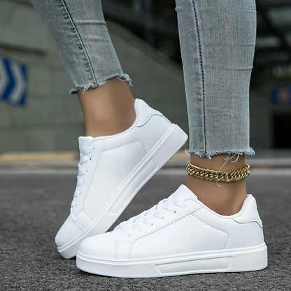 Bonvive |Dames Casual Schoen, Effen Kleur Lage Top Sneakers met Antislip