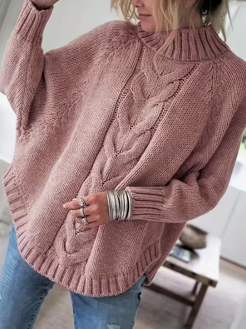 Women’s Vintage-Inspired Cable Knit Sweater