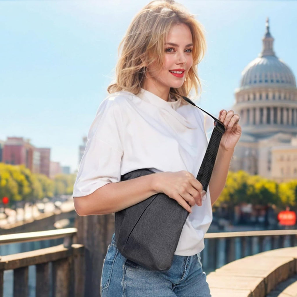 Bonvieve | Anti-Theft Crossbody Shoulder Bag – Secure & Stylish Bag for Travel, Work, and Sports