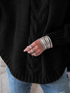 Women’s Vintage-Inspired Cable Knit Sweater