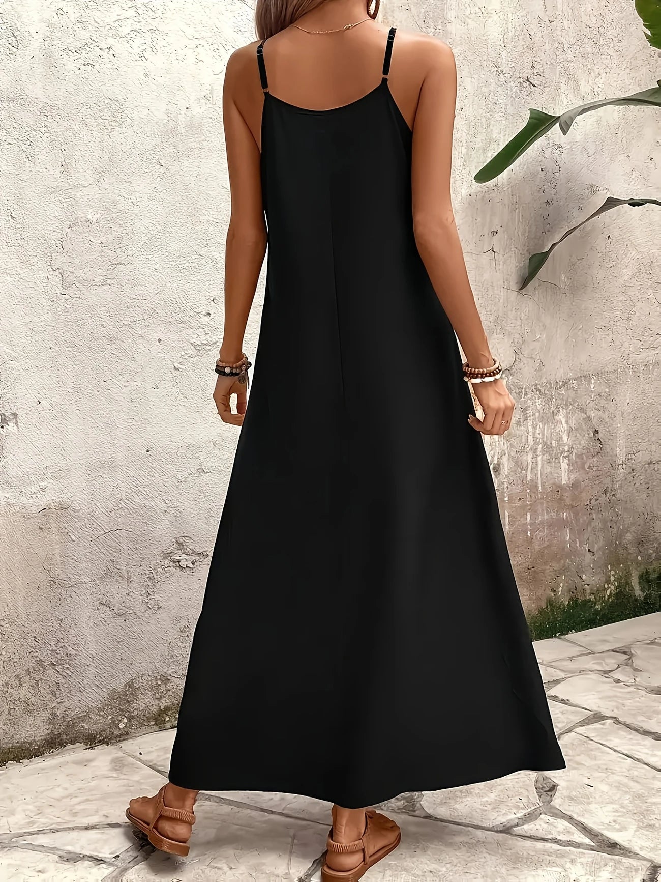 Modieuze Zomerjurk – Spaghettibandjes, Print & Comfortabele Pasvorm