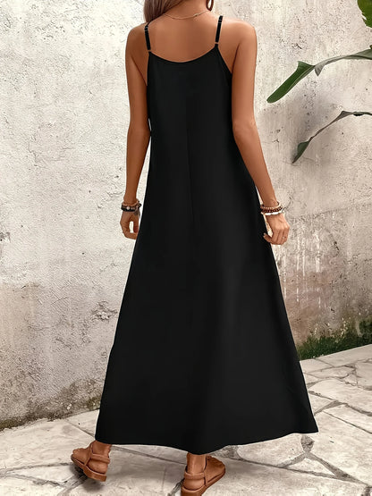 Modieuze Zomerjurk – Spaghettibandjes, Print & Comfortabele Pasvorm