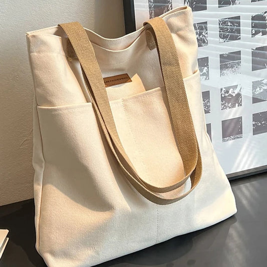 Bonvive | Dames Canvas Tote Bag
Grote Capaciteit | Stijlvol Design | Praktisch & Handig | Verfijnde Uitstraling