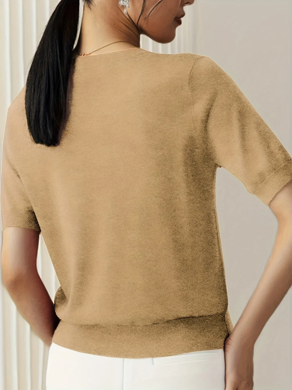 Bonvieve | Casual Short-Sleeve Spring Jumper