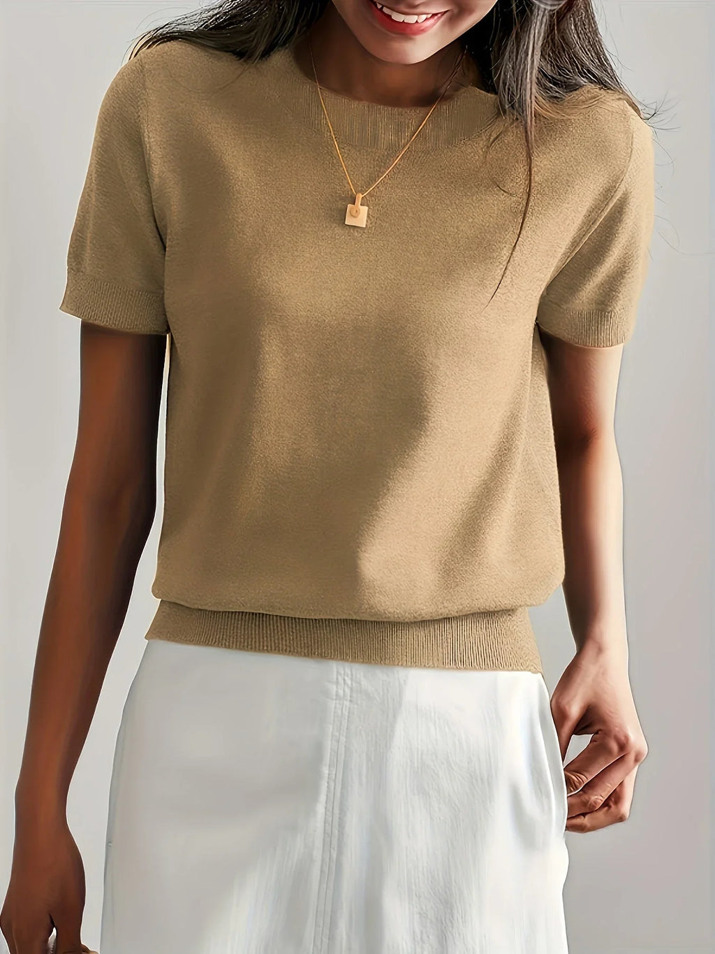 Bonvieve | Casual Short-Sleeve Spring Jumper