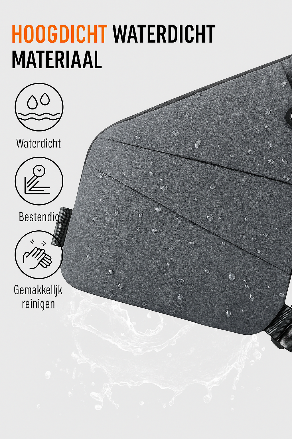 Bonvive | Anti-Diefstal Crossbody Schoudertas – Veilige & Stijlvolle Tas voor Reizen, Werk en Sport