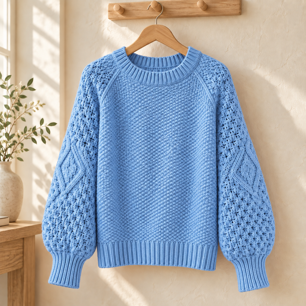 Elena | Textured knit sweater for women