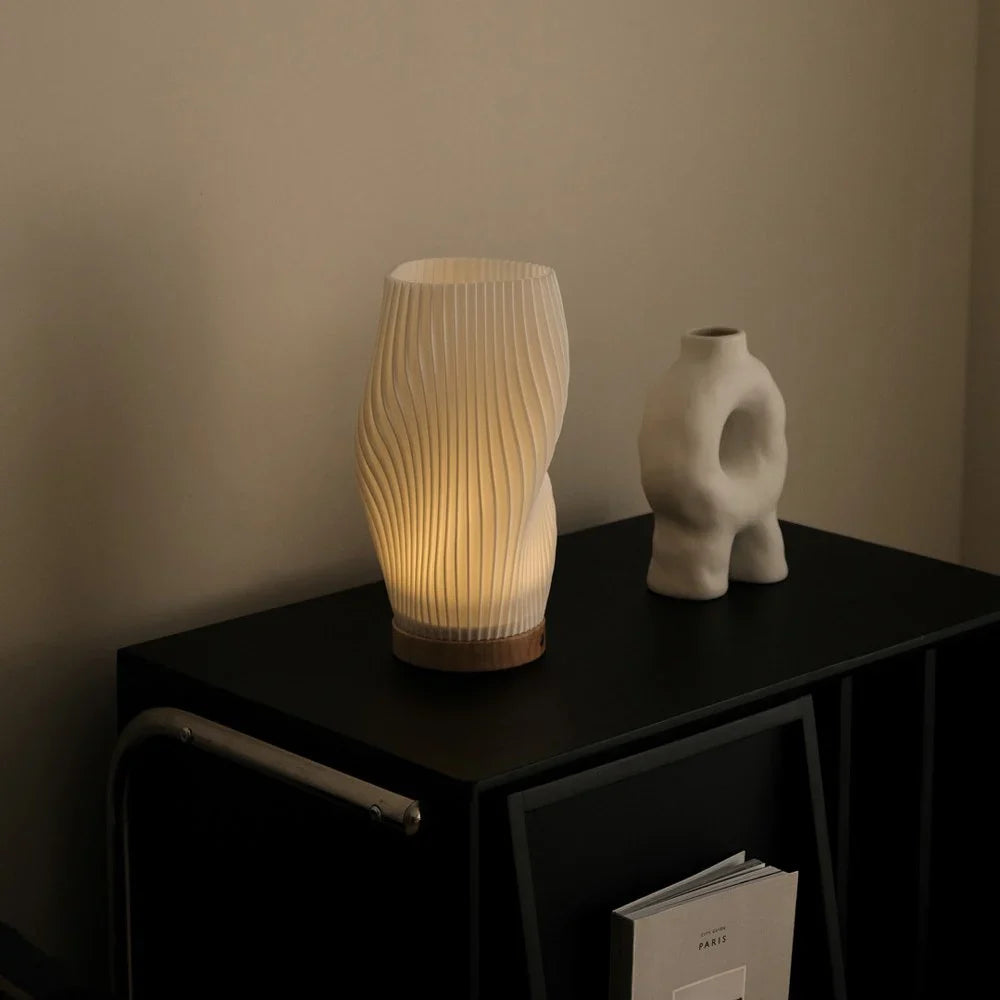 Bonvive | Serene Golfkustlamp – Elegant Licht voor een Rustgevende Sfeer