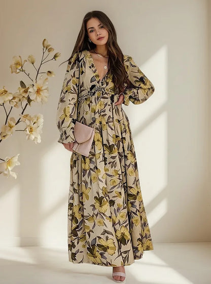 Bonvive | Zomerse boho-jurk met bloemen