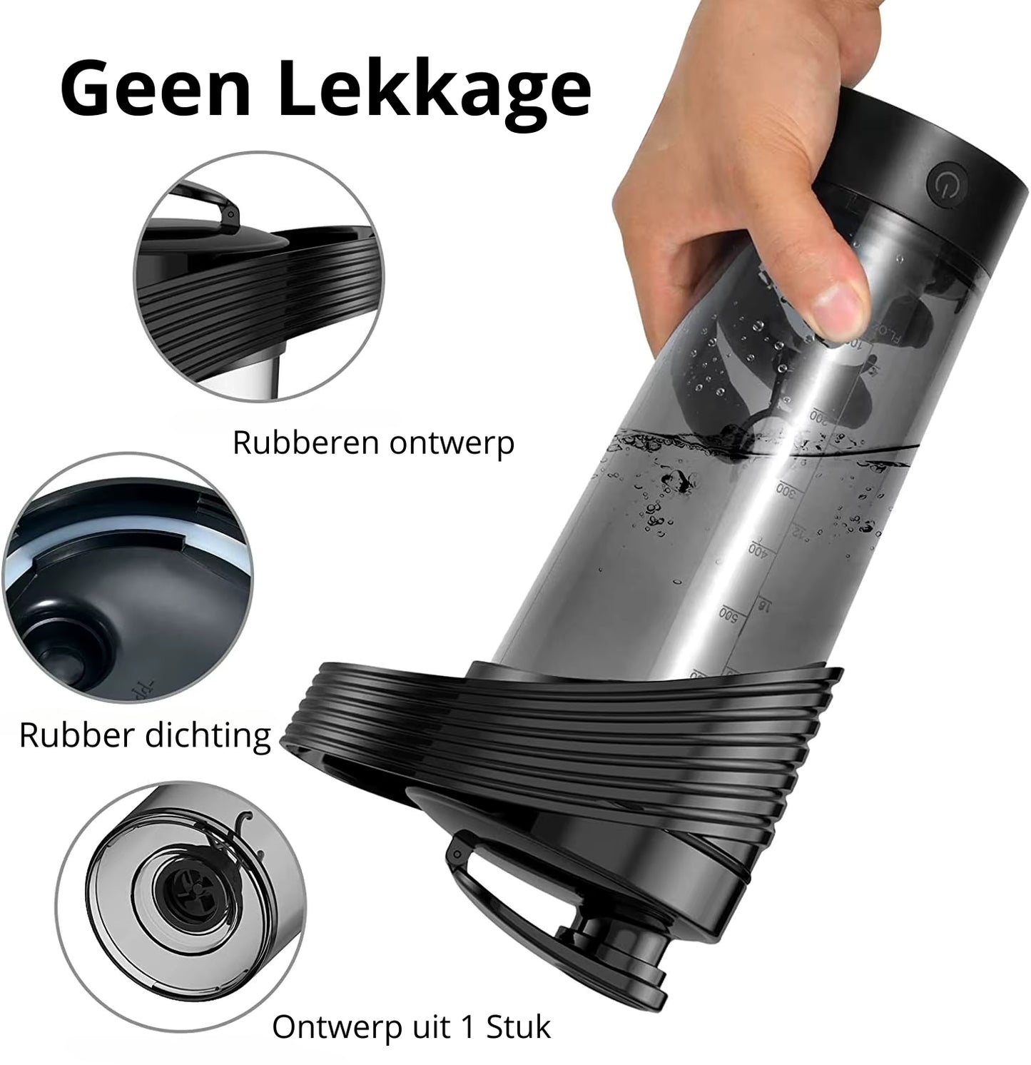 Bonvive | Elektrische Proteïne Shakerfles