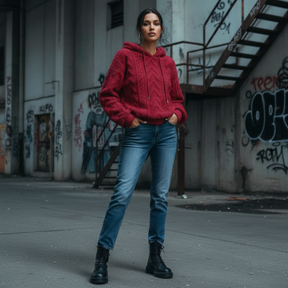 Bonvieve™ Chill Cable Knit Trui