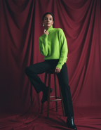 Warm Women’s Knitted Sweater – Soft Turtleneck Pullover for Fall & Winter