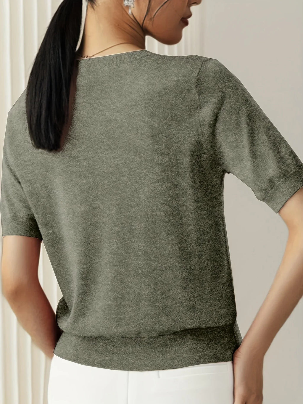 Bonvieve | Casual Short-Sleeve Spring Jumper