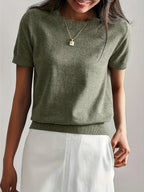 Bonvieve | Casual Short-Sleeve Spring Jumper