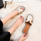 Bonvieve | Chique Leren Slippers - Elegant en Comfortabel voor Elke Gelegenheid