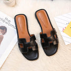Bonvieve | Chique Leren Slippers - Elegant en Comfortabel voor Elke Gelegenheid
