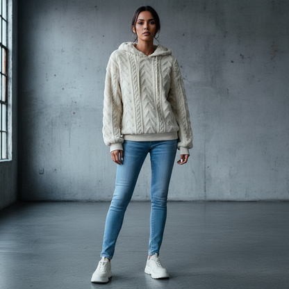 Bonvieve™ Chill Cable Knit Trui