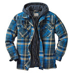 Stylish Patchwork Plaid Jacket – Trendy & Warm