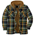 Stylish Patchwork Plaid Jacket – Trendy & Warm