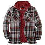 Stylish Patchwork Plaid Jacket – Trendy & Warm