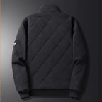 Men’s Slim Fit Thickened Cotton Jacket with Fleece Lining