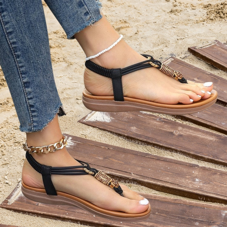 Bonvieve | Boho Chic Woven Women’s Sandals – Summery & Comfortable with a Touch of Freedom