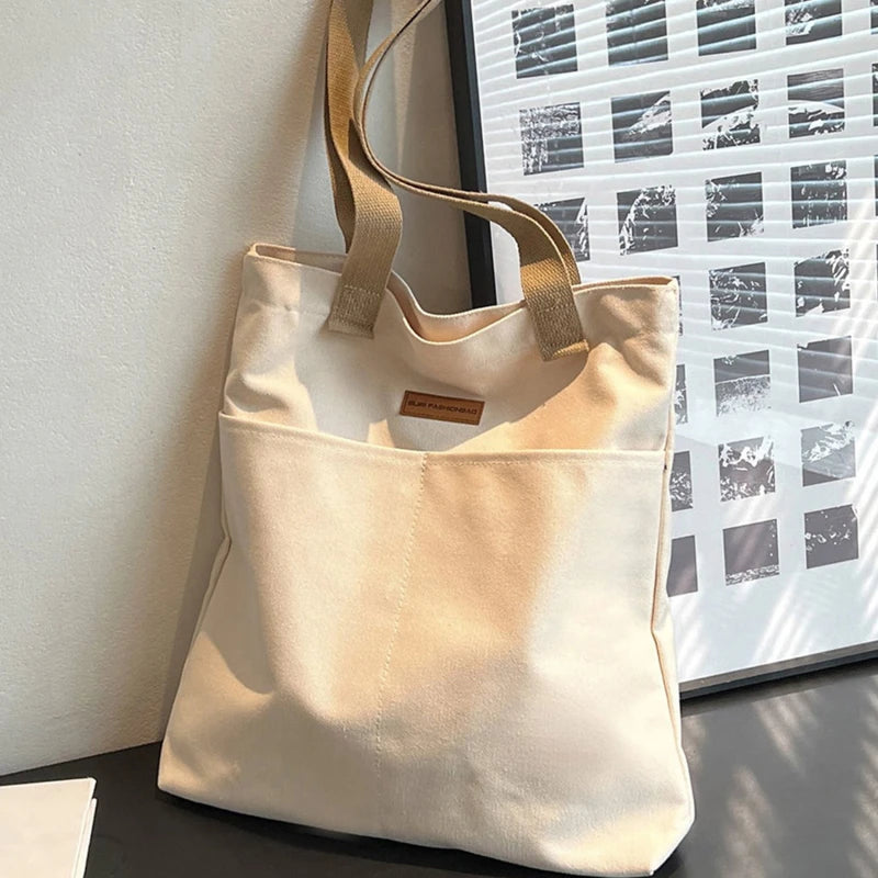 Bonvieve | Women’s Canvas Tote Bag – Large Capacity | Stylish Design | Practical & Convenient | Refined Look