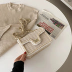 Bonvieve | Trendy Boho Handbag – Embellished with Pearl Detail