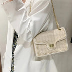 Bonvieve | Trendy Boho Handbag – Embellished with Pearl Detail