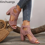 Bonvieve | Women’s Summer Wedge Sandals – Stylish Open Toe & All-Day Comfort