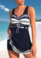 Bonvieve | Women’s Swimsuit – Sexy Backless Skirt Style with Shorts, Quick-Drying & Plus Size