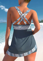 Bonvieve | Women’s Swimsuit – Sexy Backless Skirt Style with Shorts, Quick-Drying & Plus Size