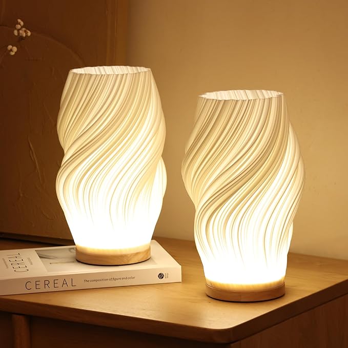 Bonvive | Serene Golfkustlamp – Elegant Licht voor een Rustgevende Sfeer