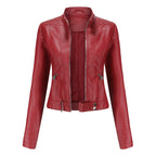 Bonvieve | Stylish Leather Jacket for Women