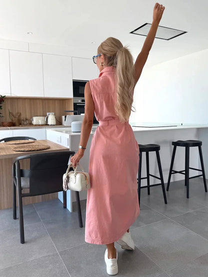 Bonvive | Zomerse Denim Droomjurk