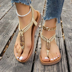 Bonvieve | Boho Chic Woven Women’s Sandals – Summery & Comfortable with a Touch of Freedom