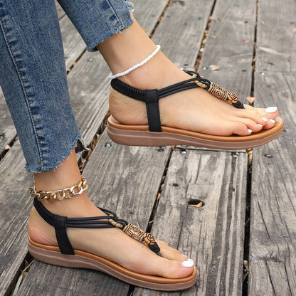 Bonvive | Boho Chic Gevlochten Dames Sandalen – Zomers & Comfortabel met een Vleugje Vrijheid