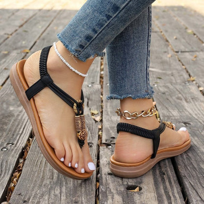 Bonvive | Boho Chic Gevlochten Dames Sandalen – Zomers & Comfortabel met een Vleugje Vrijheid