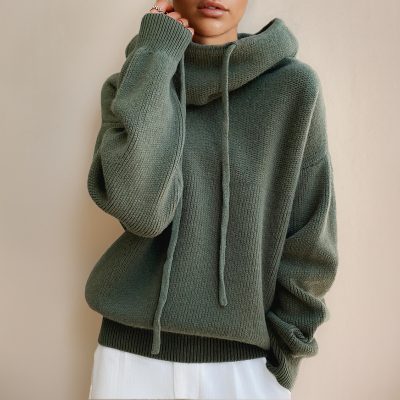 Bonvive | Stijlvolle Casual Wol Hoodie Pullover