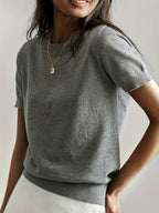 Bonvieve | Casual Short-Sleeve Spring Jumper