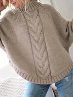 Women’s Vintage-Inspired Cable Knit Sweater