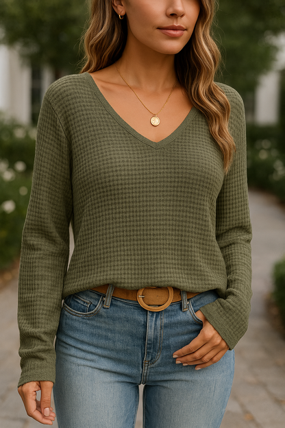 Bonvive | Elegante V-hals Trui