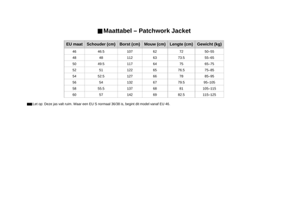 Stijlvolle Patchwork Plaid Jacket – Hip & Warm