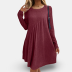 Bonvieve | Soft and Comfortable Long-Sleeve Dress