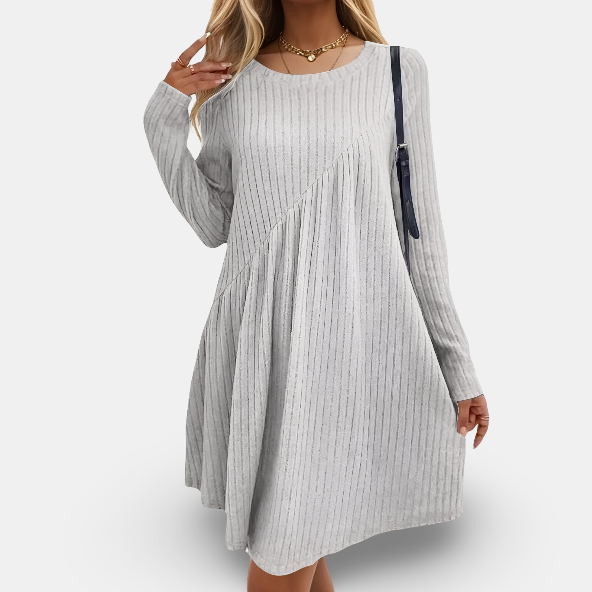 Bonvieve | Soft and Comfortable Long-Sleeve Dress